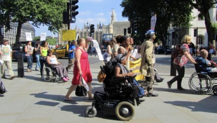 Photo of Disabled people on a march