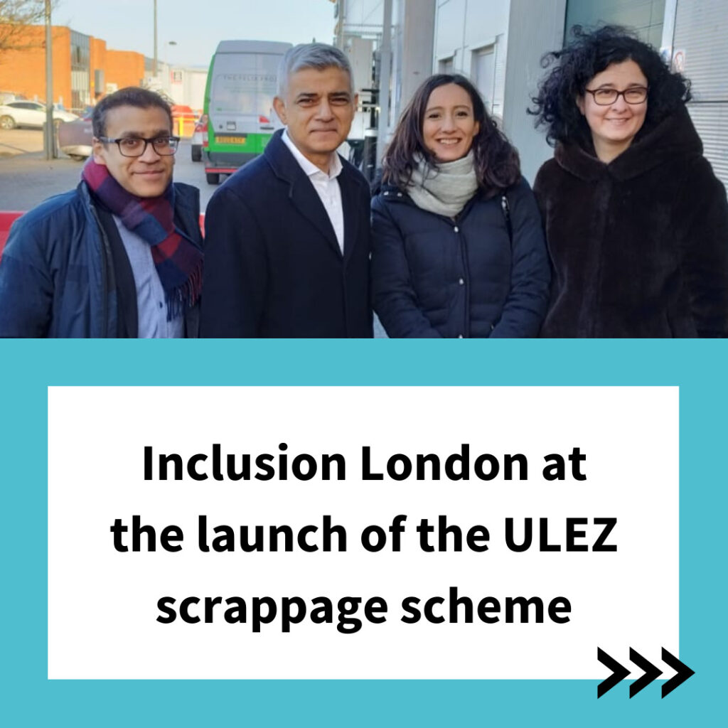 Launch of ULEZ Scrappage Scheme Inclusion London