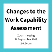 The government is consulting on changes to the Work Capability Assessment